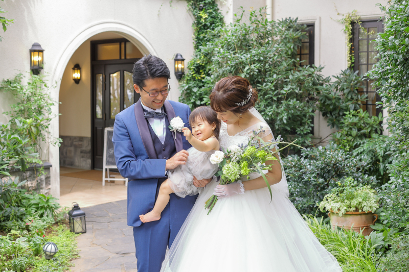 家族3人で仲良しショット