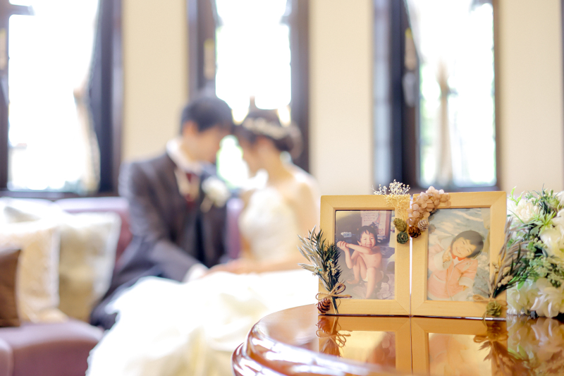 結婚式場で本格的なフォトウェディングを