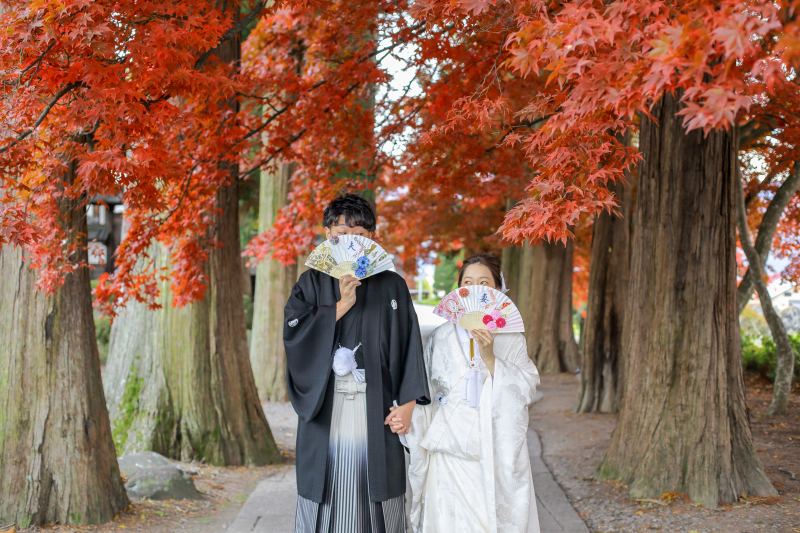 秋ならではの紅葉で