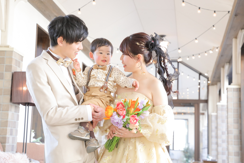 親子3人ショット