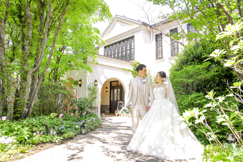 結婚式場フェリスクレールで本格的なウェディングフォト