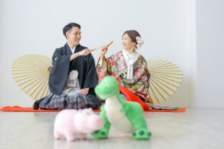 【和装スタジオ】お2人のオリジナリティを入れて