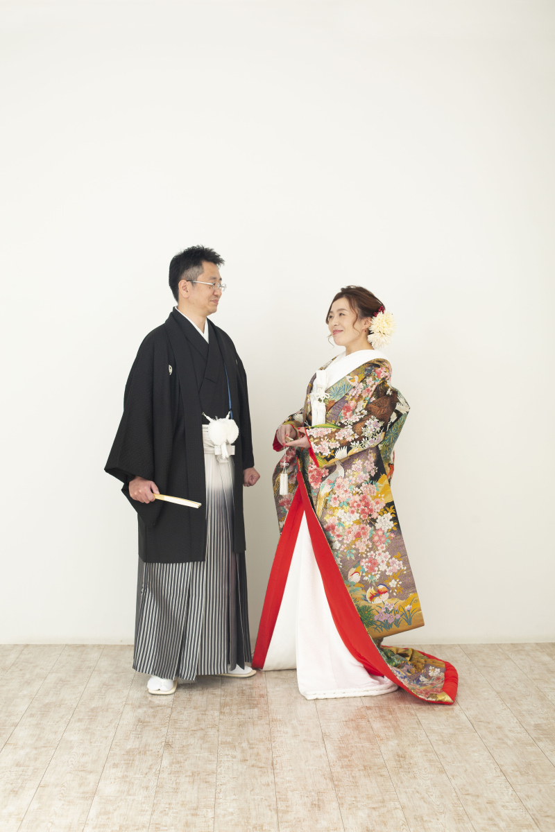 お2人向き合って