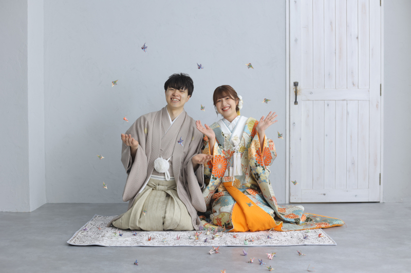 折り鶴シャワー