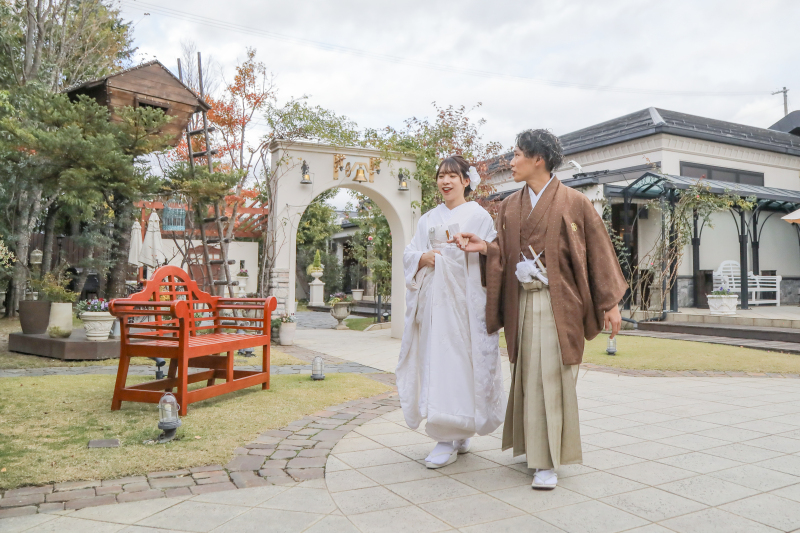 チャペルにむかって!