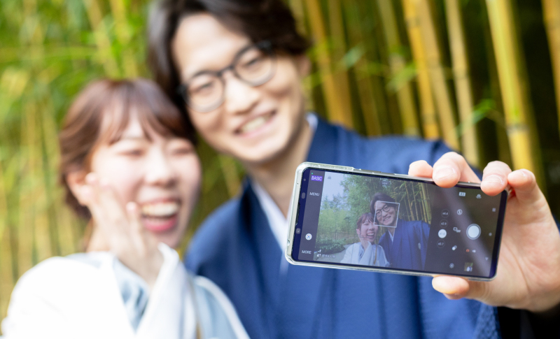 スマートフォンを使っておしゃれショット!