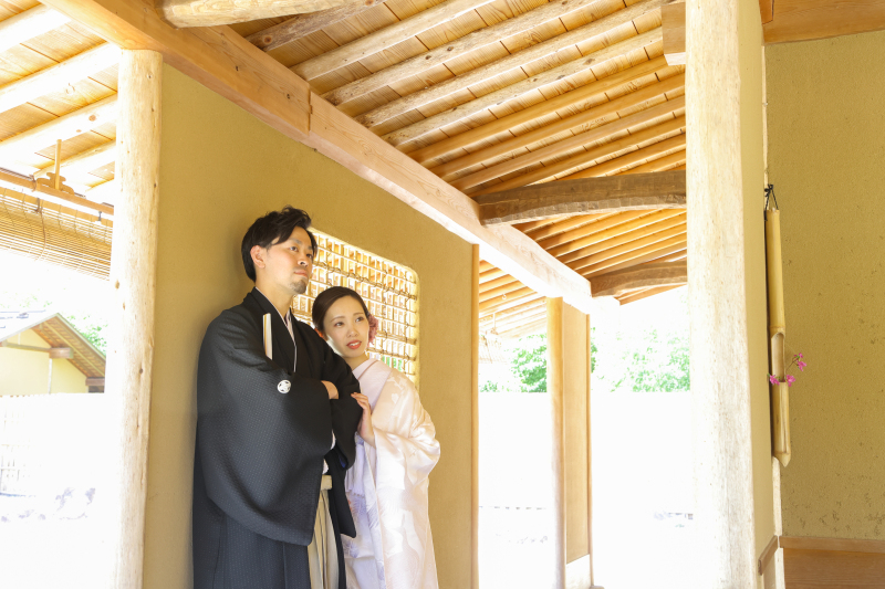 昔ながらの茶室でしっとりショット