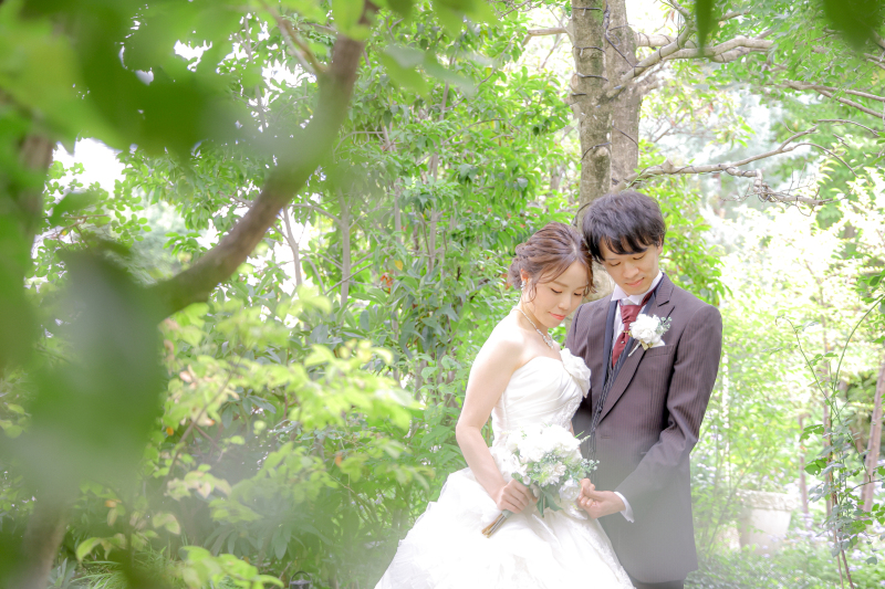 グリーンに囲まれて