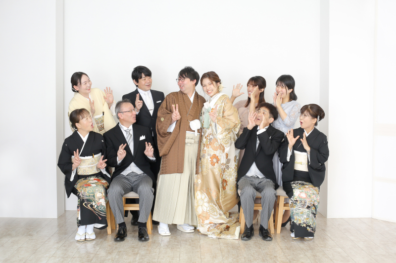 ご家族に囲まれて笑顔がいっぱい!