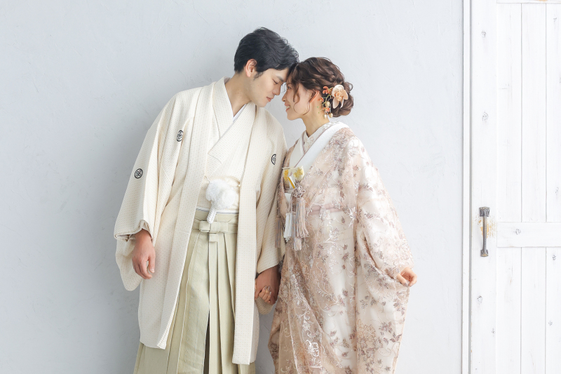 【44,000円オフ】レース打掛スタジオプラン|新郎新婦和装1着|衣装+美容+着付+撮影|自由に選べる!衣装ランクアップ無料