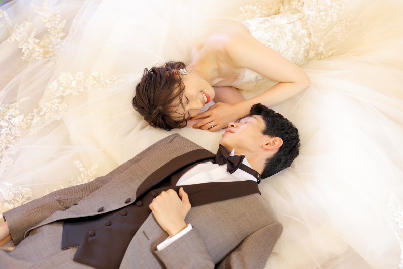 【全データ付】結婚式場フォト|洋装2着プラン|挙式風|チャペル&ガーデン&邸宅で撮れる|家族撮影無料