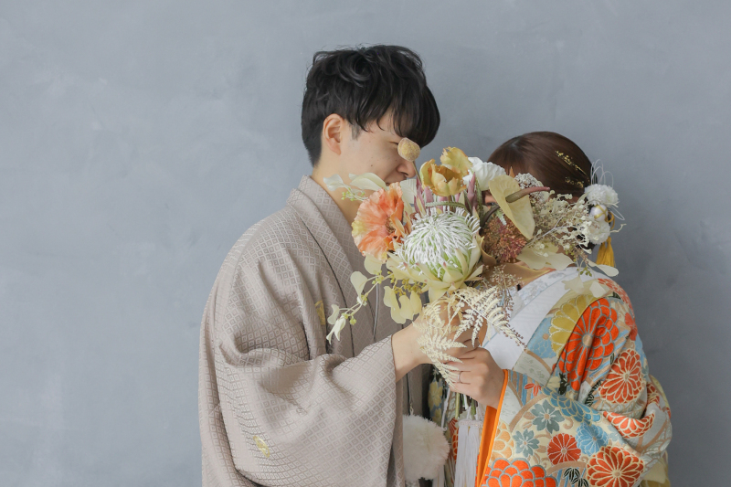 【全データ付】和装プラン|結婚式前撮り|衣装+美容+着付+撮影+データ30カット|10万円台で叶う