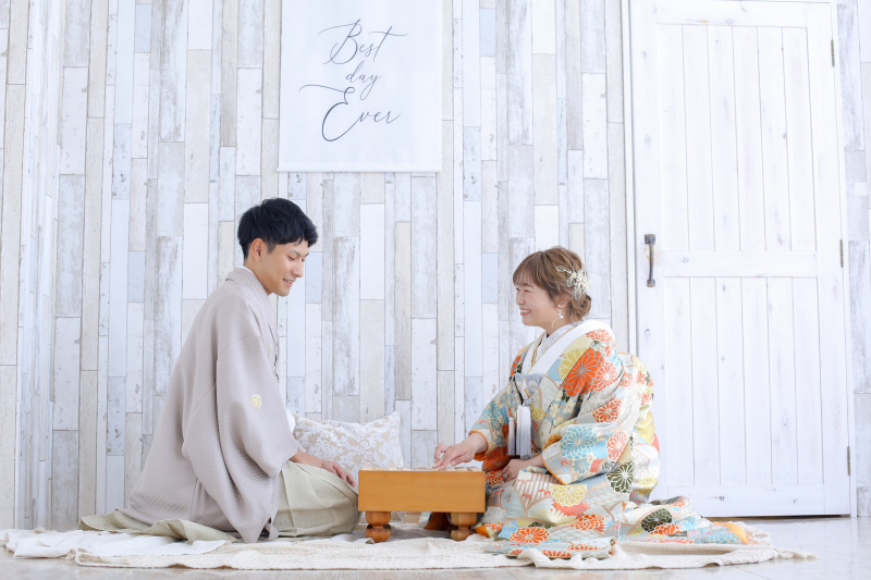 【2025年7月スタジオリニューアル】和装プラン｜衣装＋美容＋着付＋撮影｜新スタジオで撮れる｜1日で衣装選び～撮影完結OK！