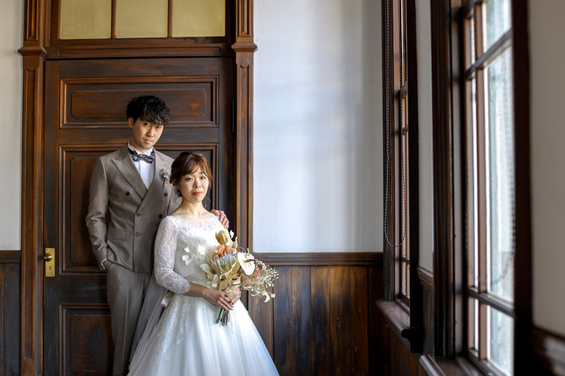 【全データ付き】大正モダン建築|洋装ロケプラン|結婚式前撮り|新郎新婦洋装1着|オンライン相談◎|国登録有形文化財|ロケ代込み