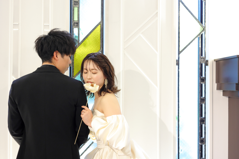 【当店人気NO.1】結婚式場フォト｜全データ付｜新郎新婦洋装1着｜挙式風｜チャペル＆ガーデン＆邸宅で撮れる