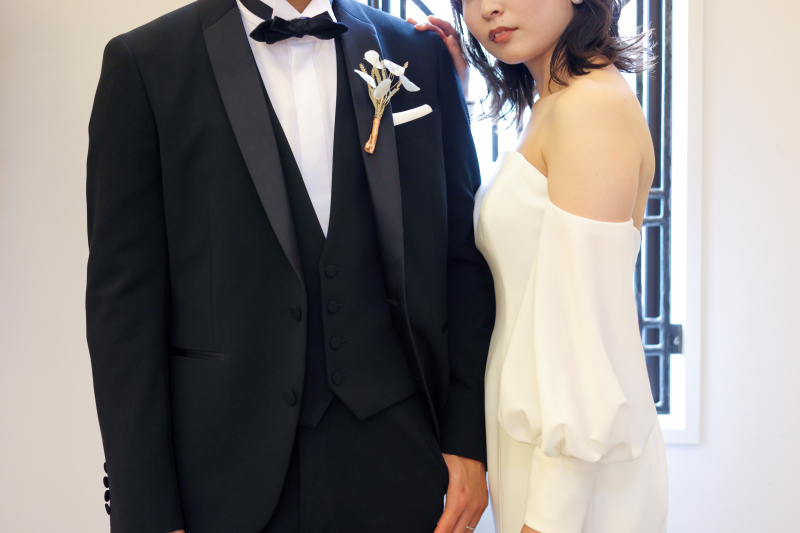 【当店人気NO.1】結婚式場フォト｜全データ付｜新郎新婦洋装1着｜挙式風｜チャペル＆ガーデン＆邸宅で撮れる