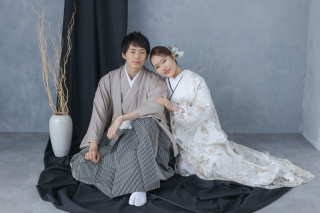 【44,000円オフ】レース打掛スタジオプラン｜新郎新婦和装1着｜衣装＋美容＋着付＋撮影｜自由に選べる！衣装ランクアップ無料