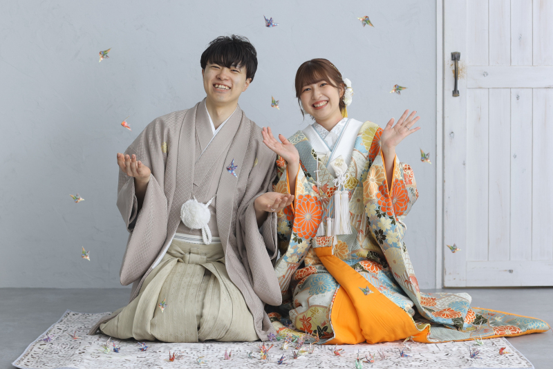 【2025年7月スタジオリニューアル】和装プラン|衣装+美容+着付+撮影|新スタジオで撮れる|1日で衣装選び~撮影完結OK!