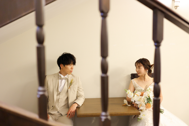 【当店人気NO.1】結婚式場フォト｜全データ付｜新郎新婦洋装1着｜挙式風｜チャペル＆ガーデン＆邸宅で撮れる