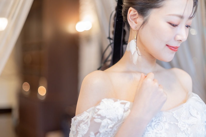 【ソロウェディング】結婚式場フォト|洋装プラン|ドレス1着|挙式風|チャペル&ガーデン&邸宅で撮れる|全データ付