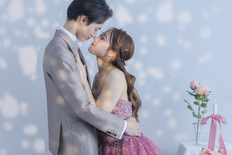 【ハツコエンドウ特別プラン】スタジオフォト|ブランドドレス&タキシード|結婚式の前撮りにも|1日で衣装選び~撮影完結OK!