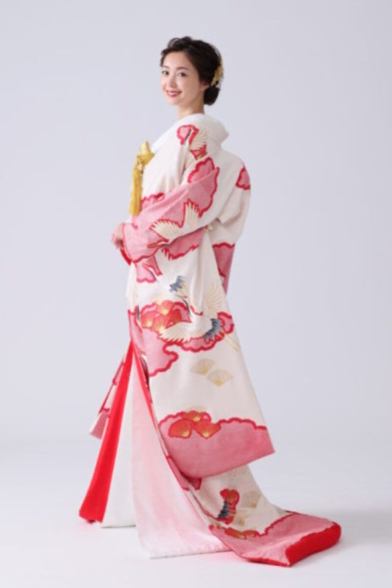 疋田雲取りに鶴