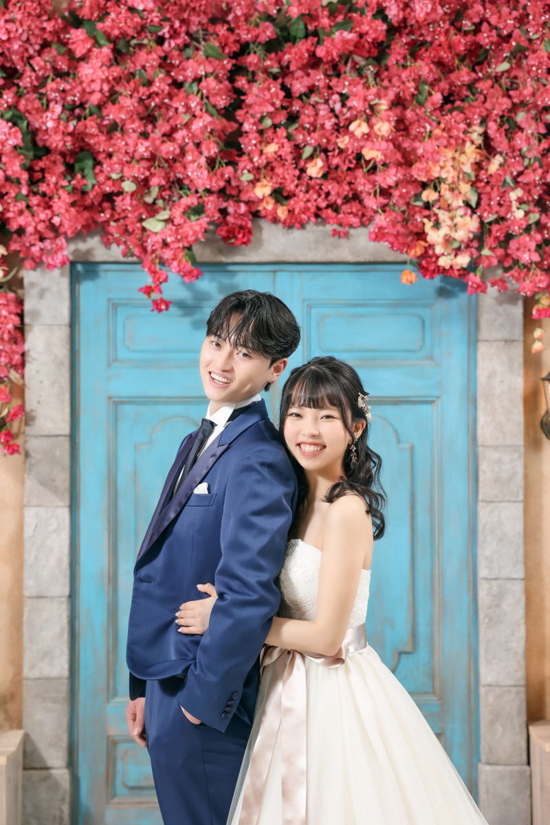 幸せいっぱいのおふたり