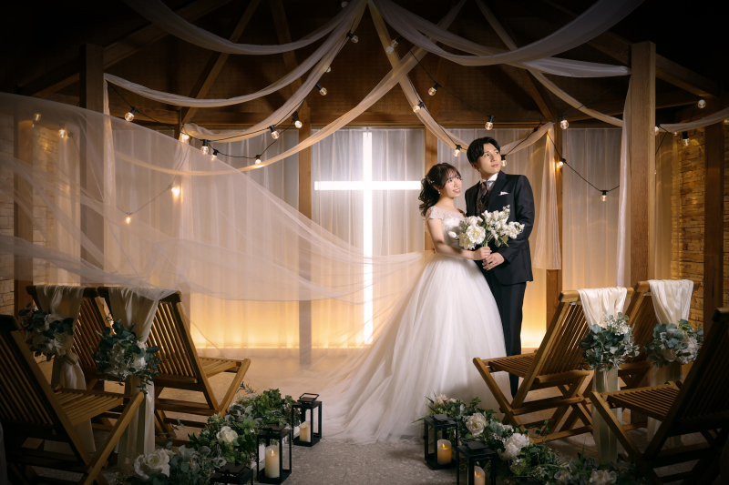 リゾートのような雰囲気のチャペルで