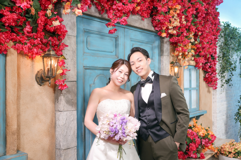 ふたりの笑顔が咲き誇る