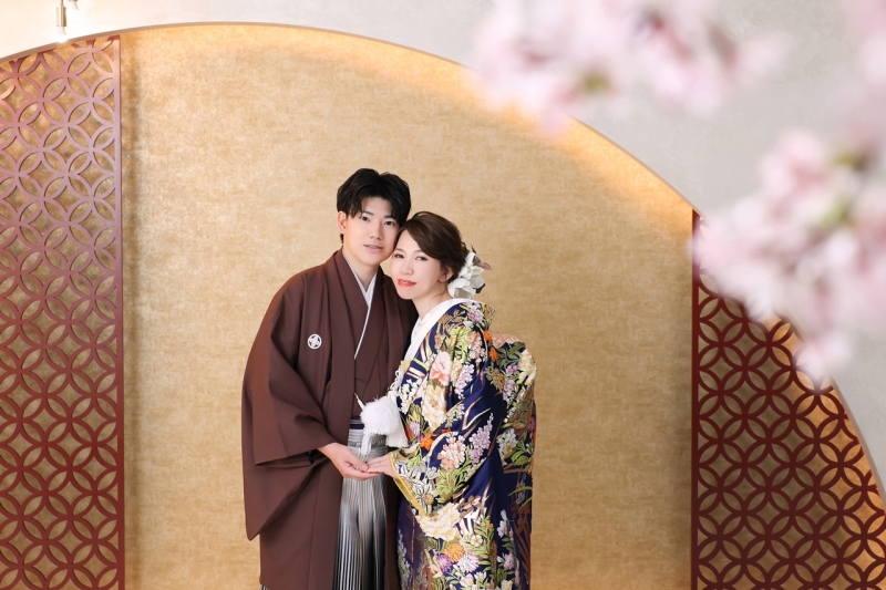 満開の桜に包まれて