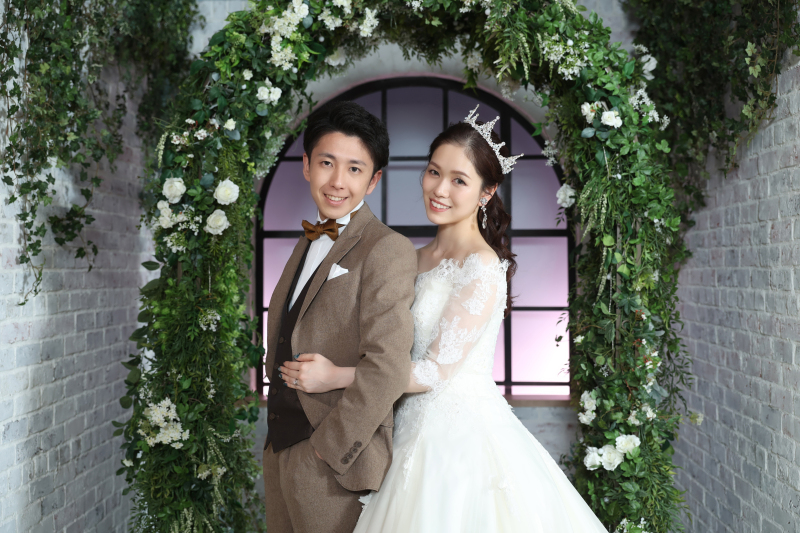 ご新婦様からハグ