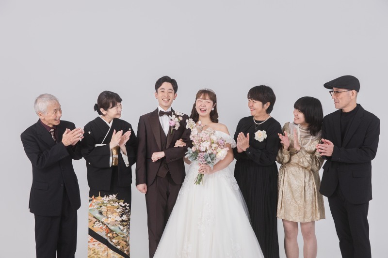 ご家族そろって記念の一枚