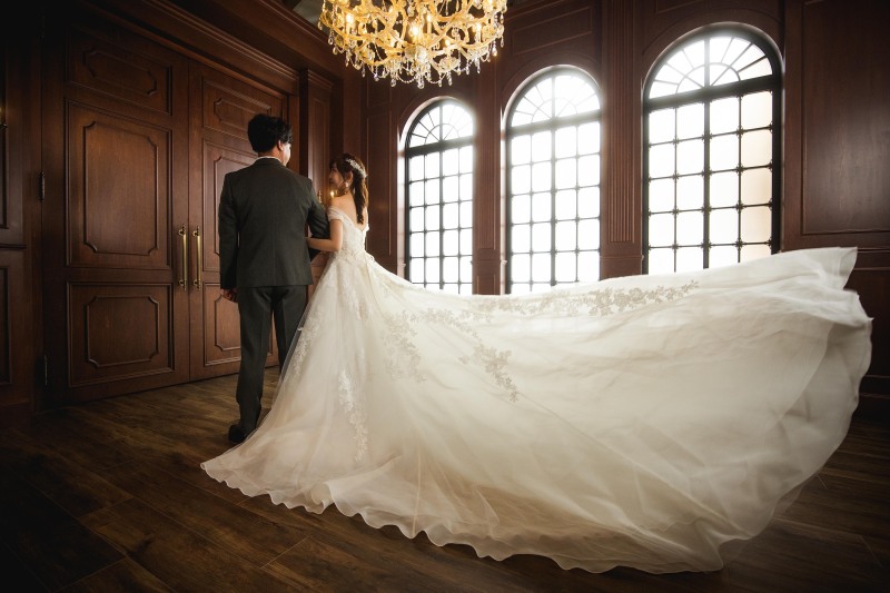 洋館ブースでドラマティックな1枚を