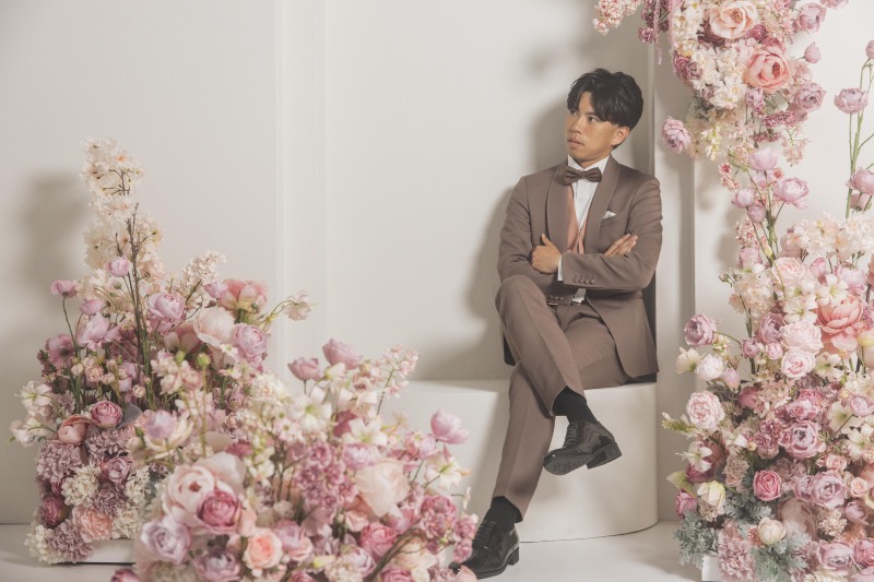 新郎さまソロカットもかっこよく！