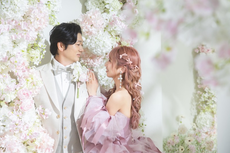 リボンドレスが映えるFlower Room