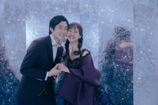 アナと雪の女王での撮影♫