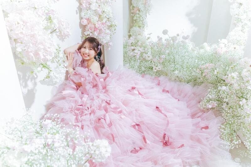 Flower Roomで可愛いソロショット♡