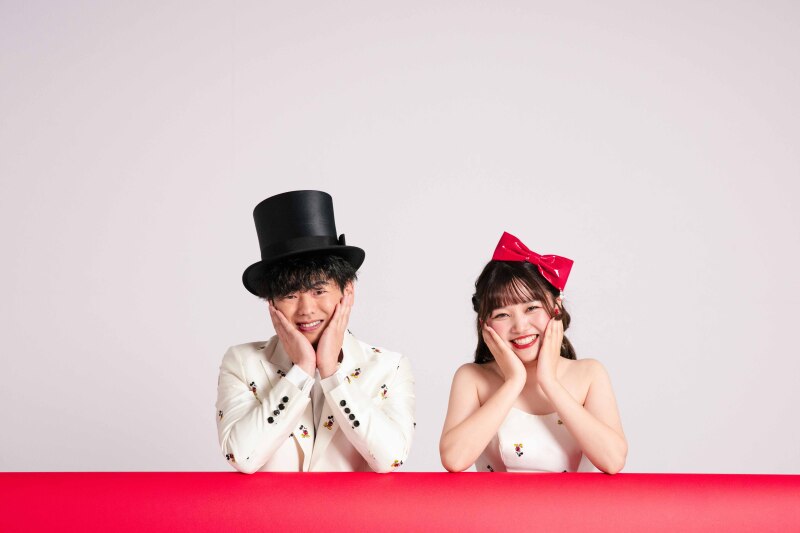 お二人でポージング♪