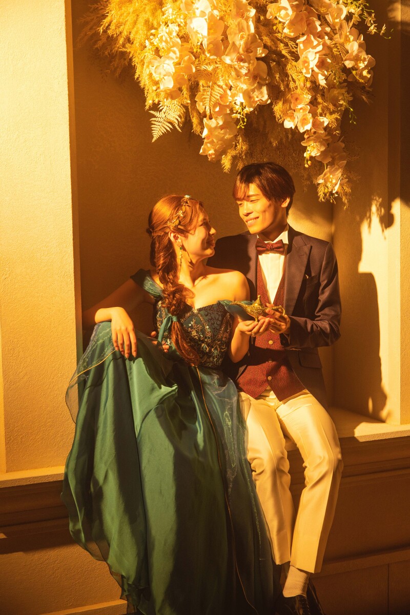 1着目はアニメーションのお衣装を着て撮影