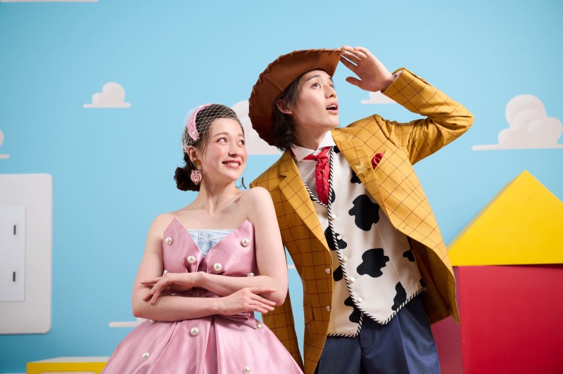 *大人気キャラクターがフォトプランになって登場*【ディズニープラン】Dress & Tuxedo(ウッディ&ボー・ピープ)