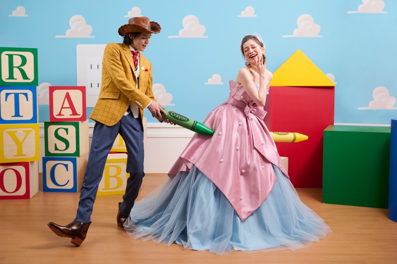 *大人気キャラクターがフォトプランになって登場*【ディズニープラン】Dress & Tuxedo(ウッディ&ボー・ピープ)