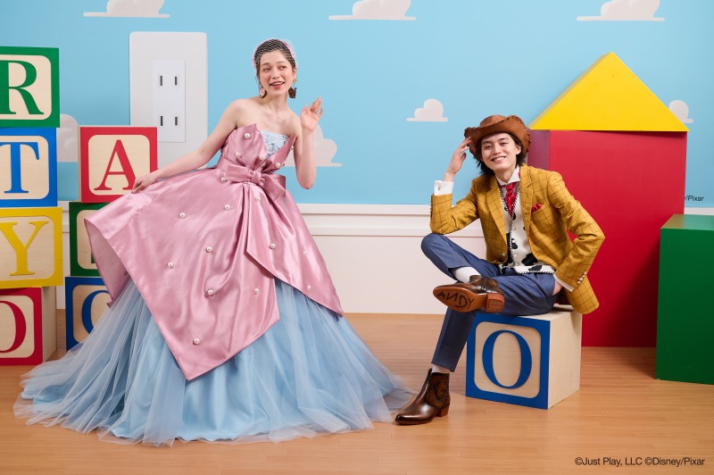 *大人気キャラクターがフォトプランになって登場*【ディズニープラン】Dress & Tuxedo(ウッディ&ボー・ピープ)