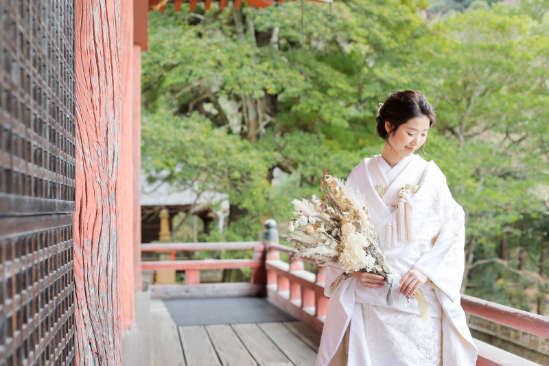 輝く花嫁が美しい