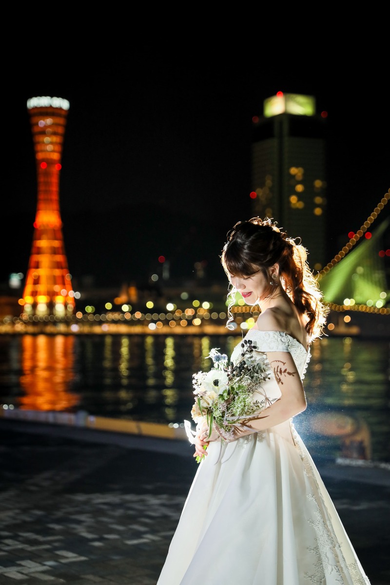 花嫁のアップ写真も愛おしい
