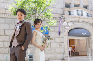 青空の居留地でロケーション撮影♪