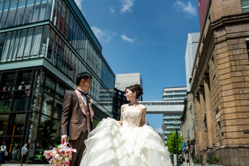 街中をお散歩しながら
