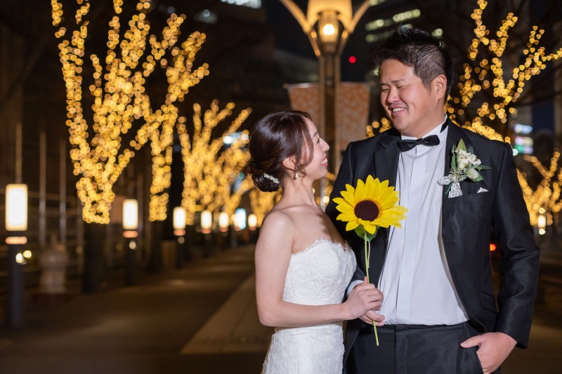 黄色いひまわりと