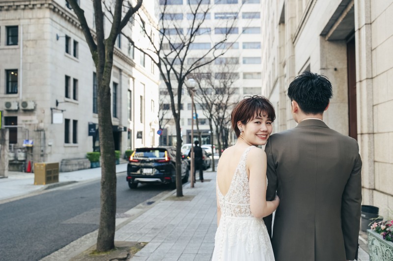 新婦の悪戯っぽいかわいさ