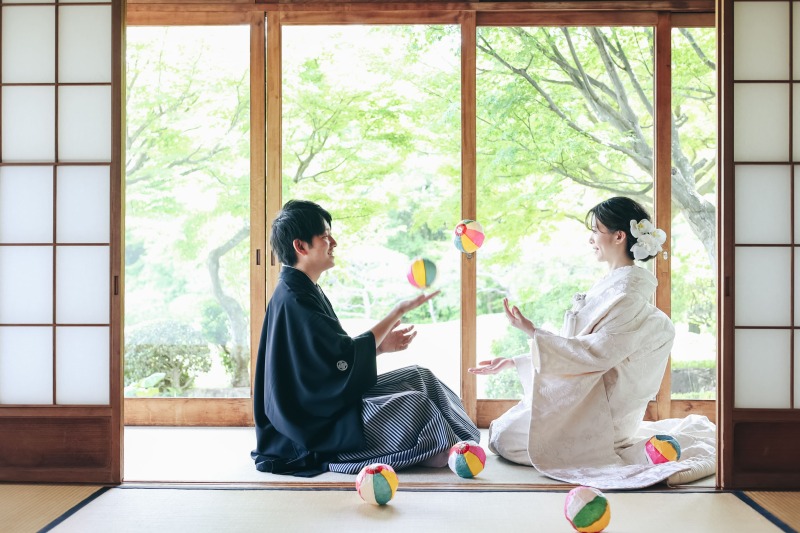 紙風船で子供心に戻って