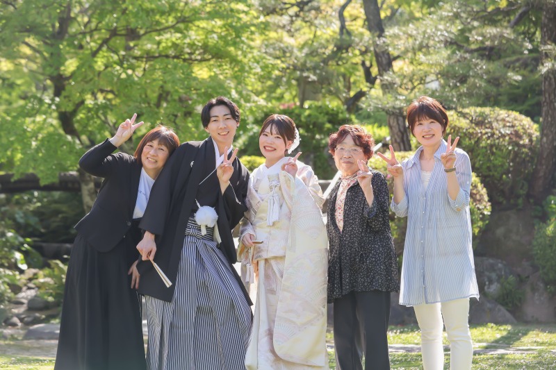 家族で可愛らしく